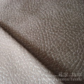 Tissu floconneux de relief de flocons de polyester de cuir de daim 100% pour des couvertures antidérapantes
